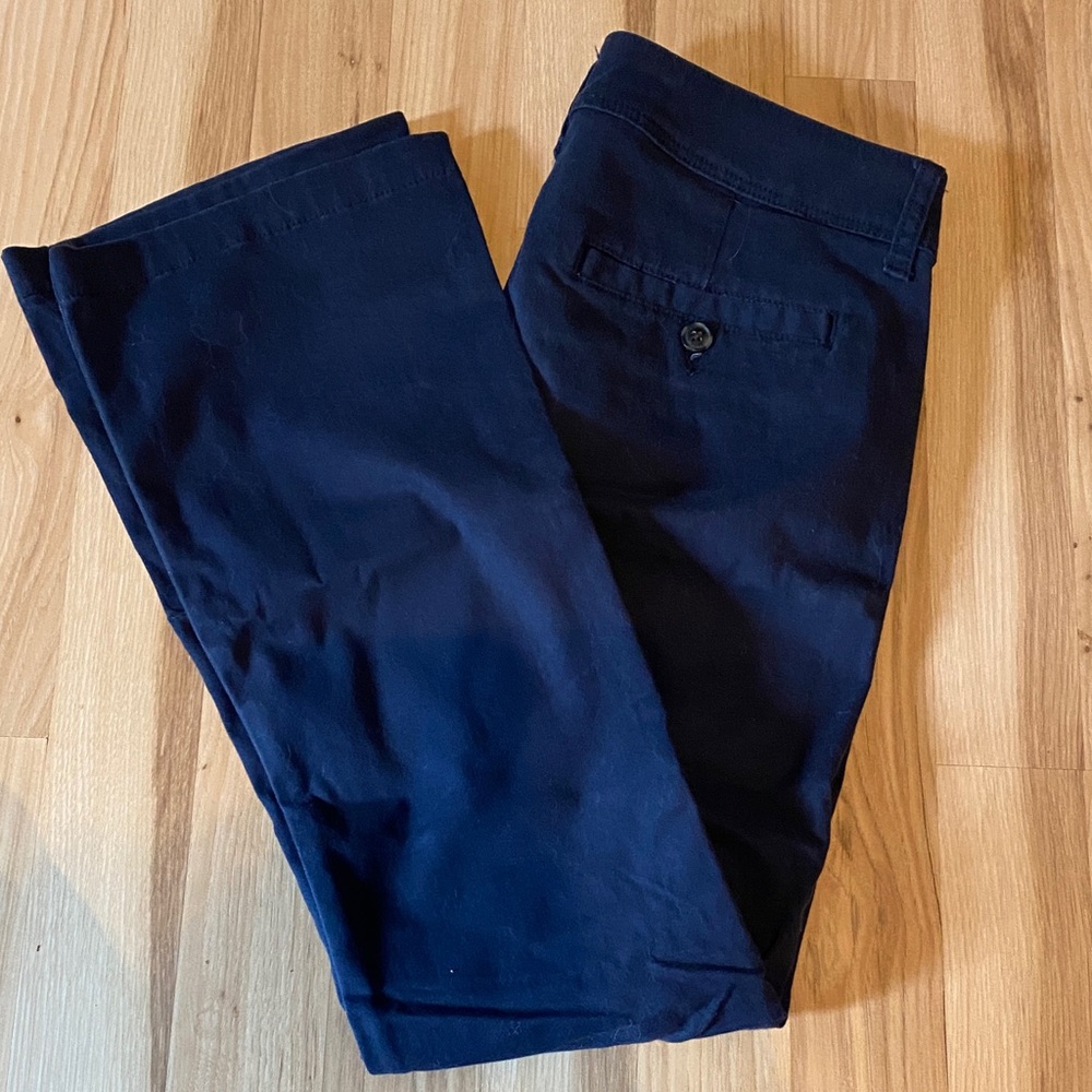 American Eagle Outfitters Navy Flare Pants